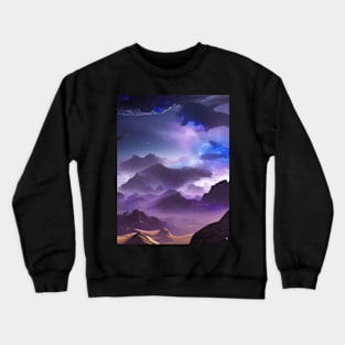 Cosmic Mountains Crewneck Sweatshirt